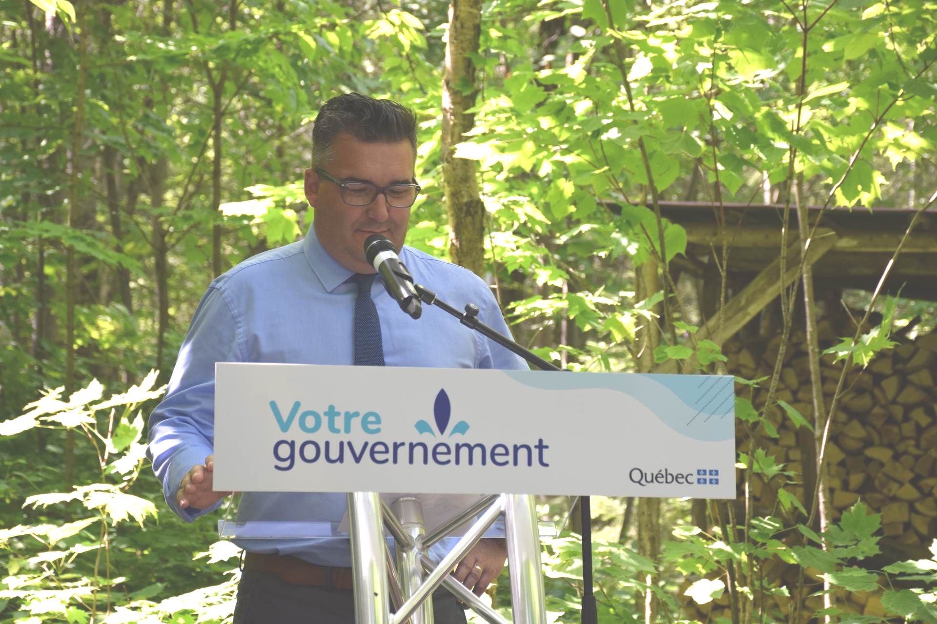 Le député de Dubuc, François Tremblay, a pris la parole.